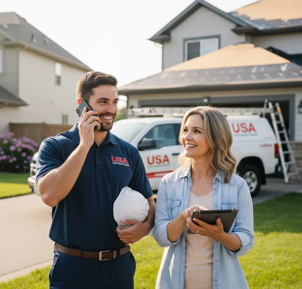 USA Roof Repair Experts customer support in Penryn